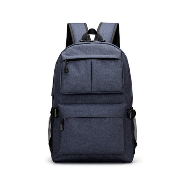 Men Waterproof Laptop Backpack Travel Bag With USB Charging Port