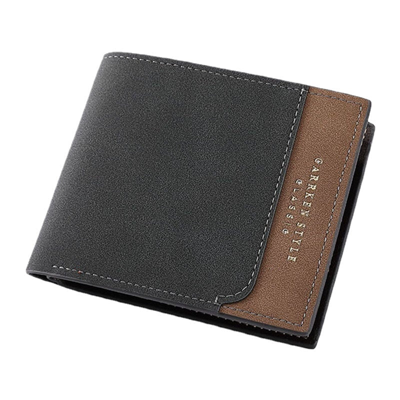 Men Vintage Faux Leather Card Holder Wallet