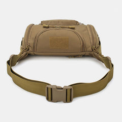 Men Canvas Camouflage Outdoor Tactical Sport Riding Waist Bag Shoulder Chest