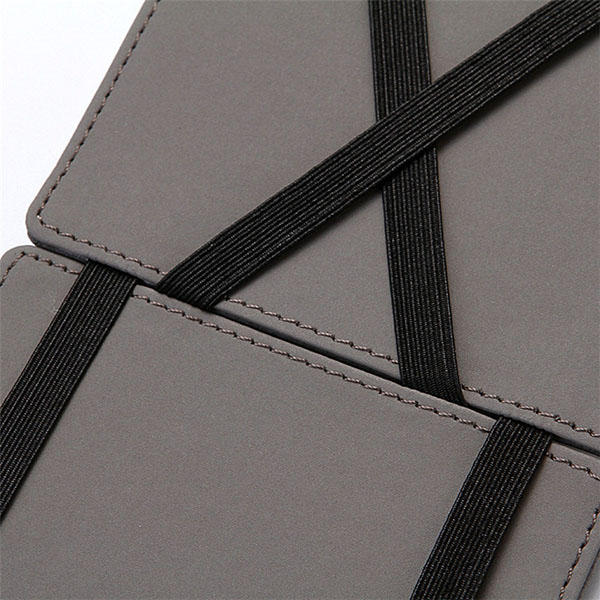 Men PU Leather Money Clip Thin Bifold Wallet Credit Card Holder