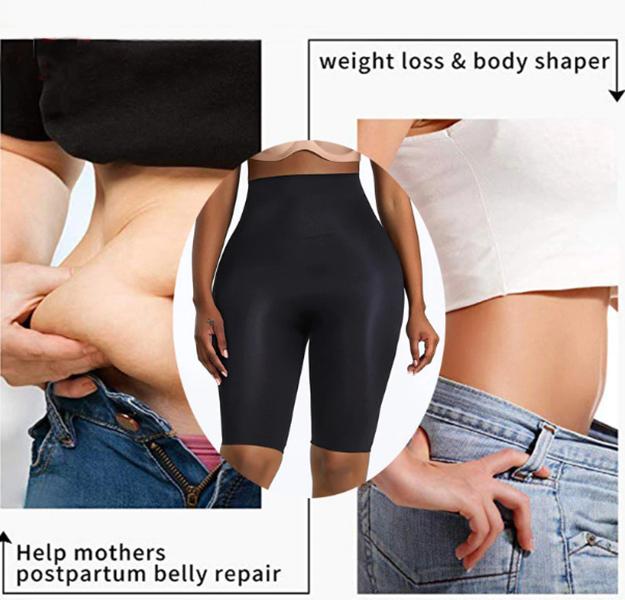 Womens Butt Lifter Tummy Control High Hip Padded Panty Body Thigh Slimmer Shapewear