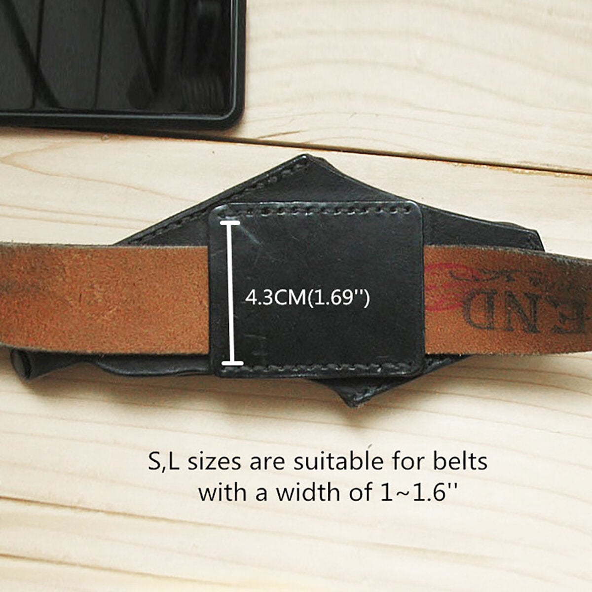 Men Genuine Leather Fanny Pack 4.7inch~6.5 inch Phone Bag Waist Easy Carry EDC For Outdoor