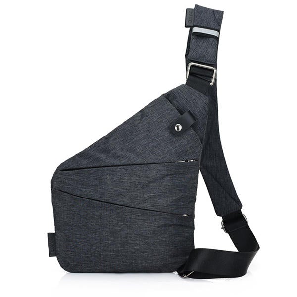 Men's Anti-Theft Crossbody Shoulder Bag - Hidden Motorcycle Chest Pack