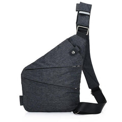 Men's Anti-Theft Crossbody Shoulder Bag - Hidden Motorcycle Chest Pack