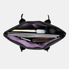 Men's Canvas Multi-layer Casual Business 13.3" Laptop Handbag