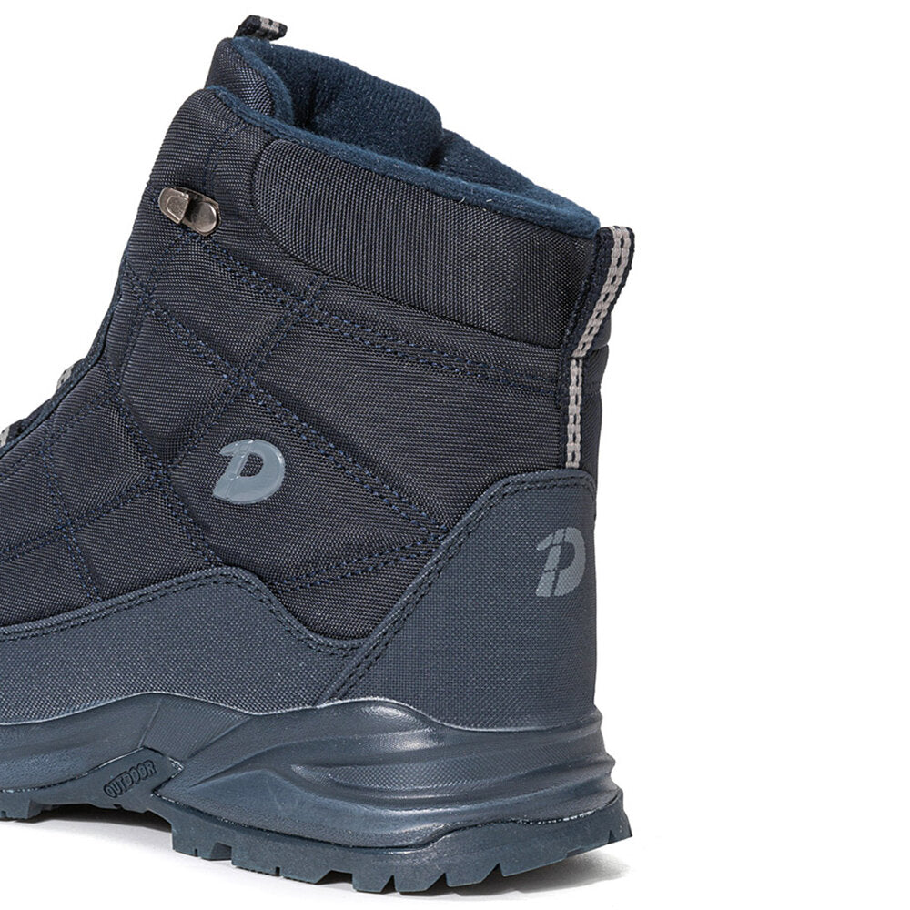 Men's Waterproof Non-Slip Winter Snow Boots - Warm, Windproof, Plus Velvet Lining