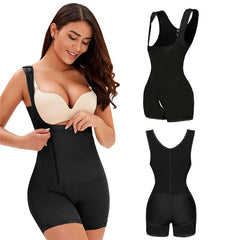 Shapewear for Women Tummy Control Shaper Zipper Hooks Open Bust Bodysuit Butt Lifter