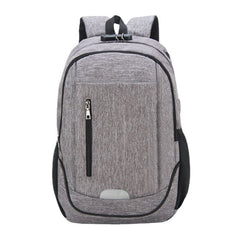 Fashion Large Capacity Waterproof Backpack Travel Bag School With USB Charging Port