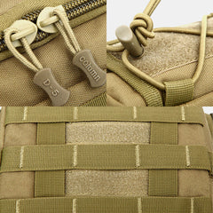 Unisex Nylon Tactical Camouflage Outdoor Riding Multi-carry Tooling Bag Crossbody Bag Waist Bag