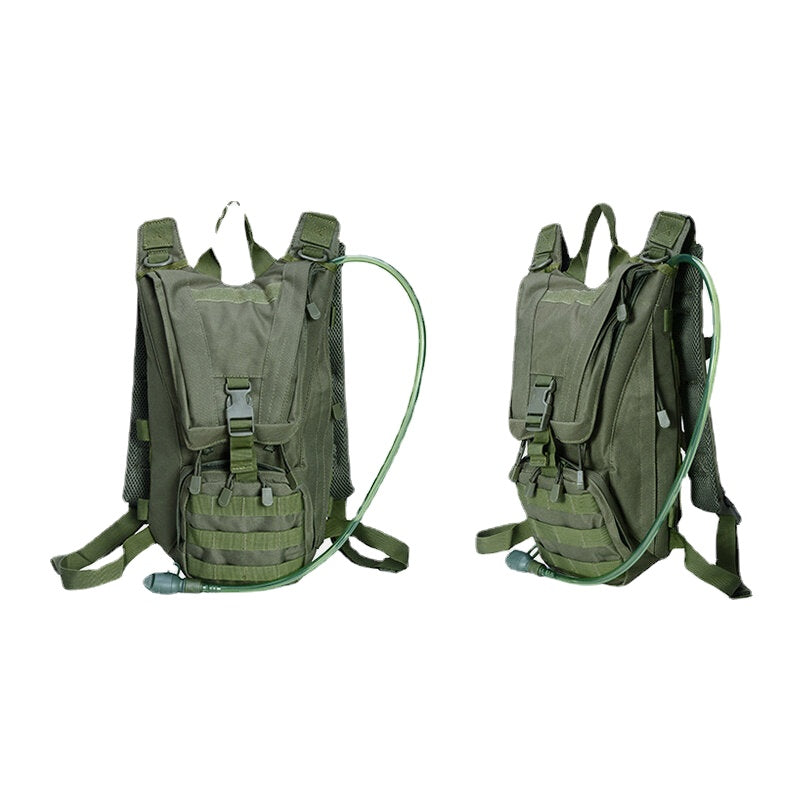 Men Oxford Cloth Tactical Camouflage Outdoor Riding Climbing Sport Water Bottole Pocket Backpack