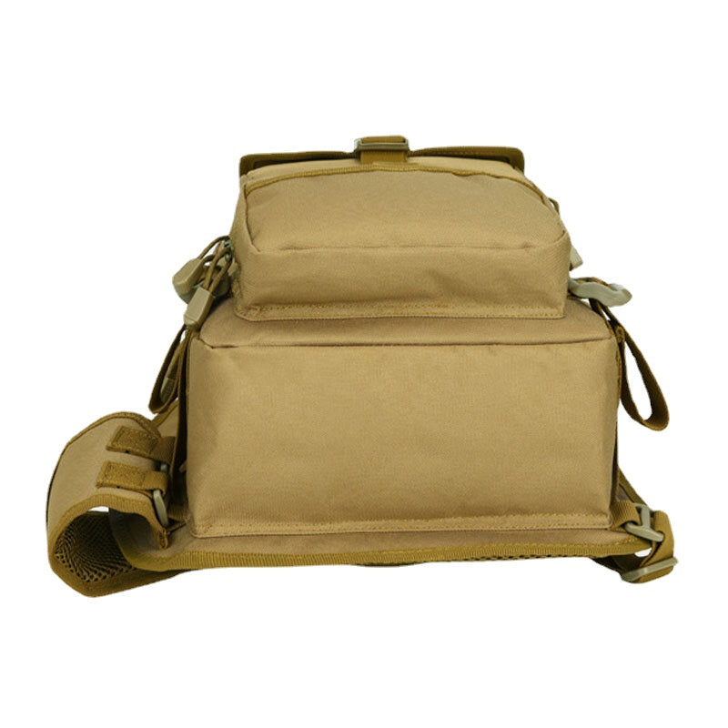 Men's Tactical Camouflage Nylon Shoulder Chest Bag for Outdoor Sports & Camping