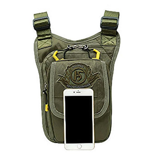 Men Waterproof Multifunctional Outdoor Sport Riding Climbing Leg Bag Chest Shoulder Crossbody