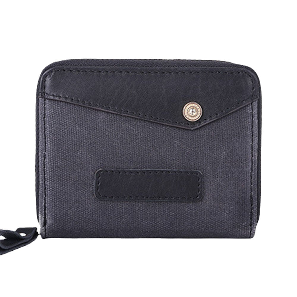 Men Genuine Leather Retro RFID Anti-theft Multi-card Slot Organ Card Holder Coin Purse Wallet