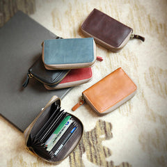 Men Genuine Leather Original Vintage Card Holder