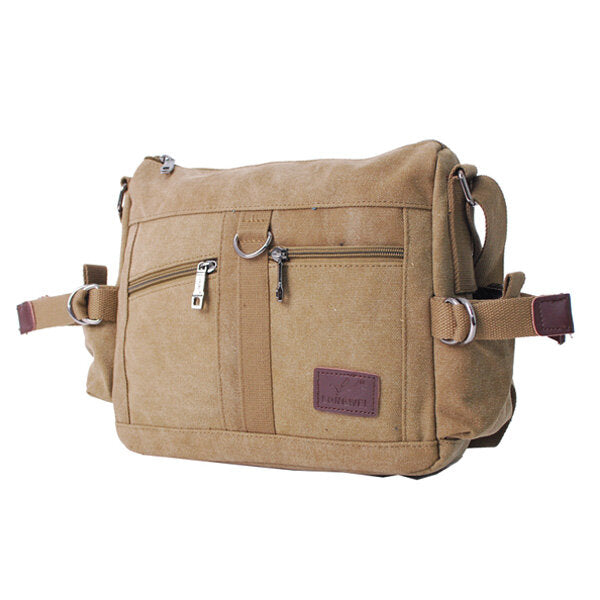 Men Women Canvas Casual Outdoor Shoulder Crossbody Bag