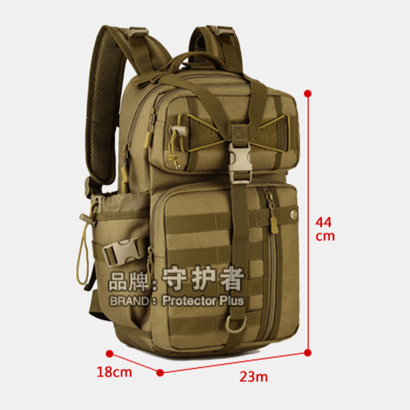 Men Canvas Camouflage Tactical Outdoor Climbing Travelling Riding Camping Backpack