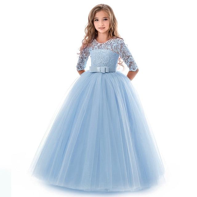 Wedding Party Formal Ball Gown And Embroidery Dresses For Girls