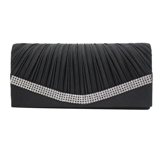 Satin Flap Hand Holding Bag For Wedding Party