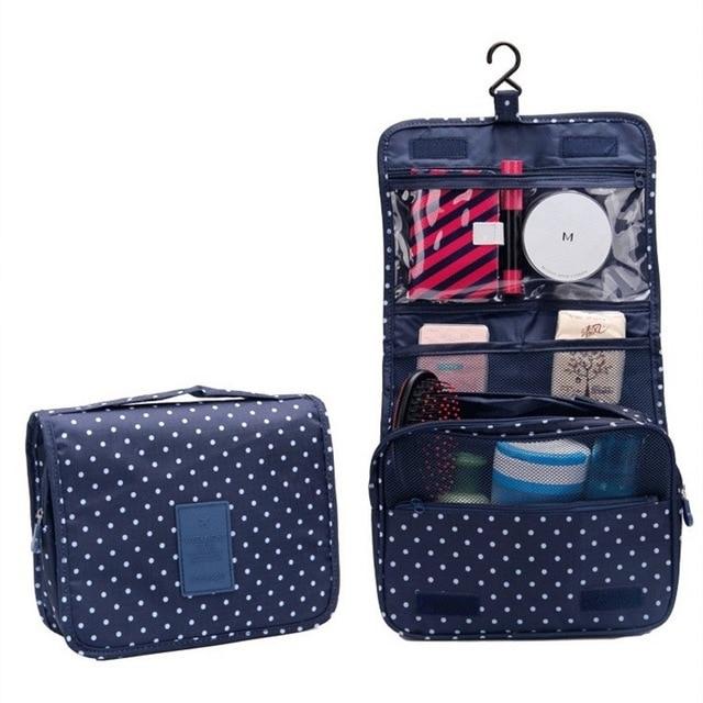 Hanging & Portable Waterproof Polyester Travel Cosmetic Bag - Sheseelady