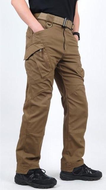 Military Cargo Combat Trousers - Cotton Casual Pants