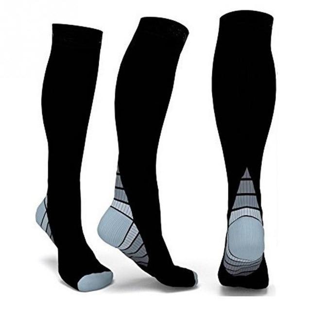 Men Professional Compression Socks Breathable Travel Activities Fit For Nurses Shin Splints Flight Travel