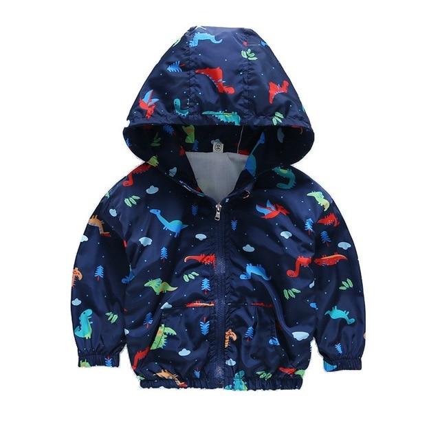 Cute Dinosaur Spring Coat Jackets For Boys - Sheseelady