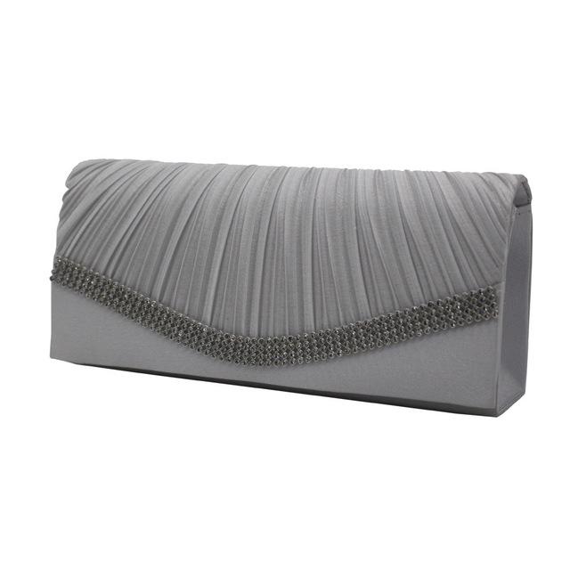 Satin Flap Hand Holding Bag For Wedding Party