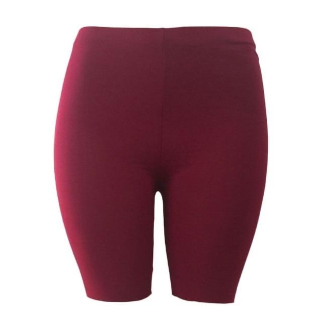 Fashion New Lady Women'S Casual Fitness Half High Waist Quick Dry Skinny Bike Shorts 3 Colors High Quality - Sheseelady