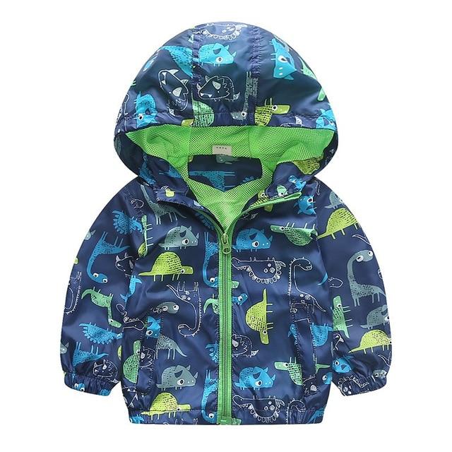 Cute Dinosaur Spring Coat Jackets For Boys - Sheseelady