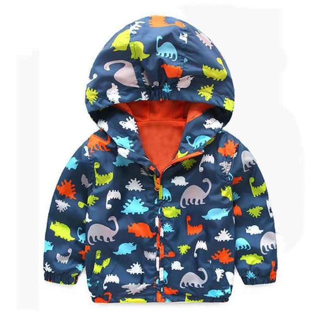 Cute Dinosaur Spring Coat Jackets For Boys - Sheseelady